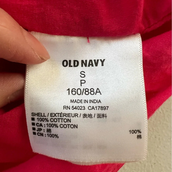 Old Navy Red Eyelet smocked back Fit and Flare Dress Size S - Picture 5 of 7